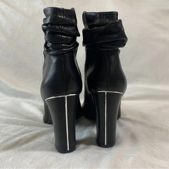 Slouchy Black DKNY Ankle Boots. - Picture 11 of 15